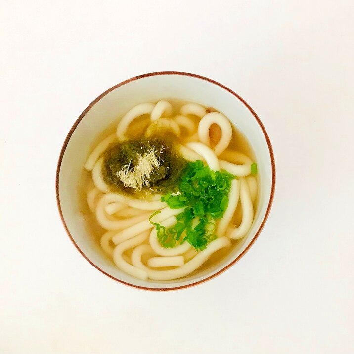 花かつおだしで簡単うどん